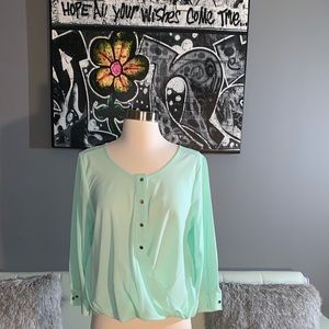 Bebe Draping Blouse!